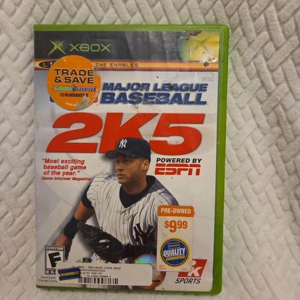 Major League Baseball 2K5 Microsoft Xbox 2005 (Complete In Box)‎ Tested Working